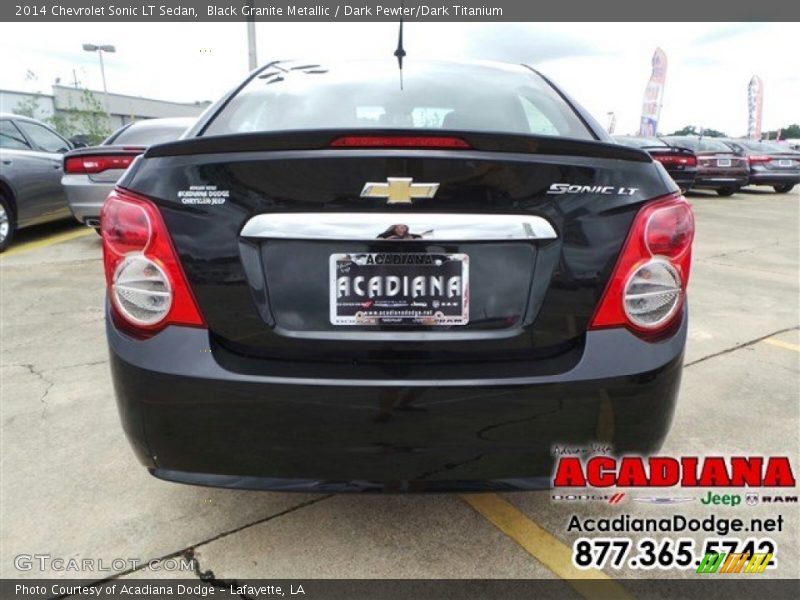 Black Granite Metallic / Dark Pewter/Dark Titanium 2014 Chevrolet Sonic LT Sedan