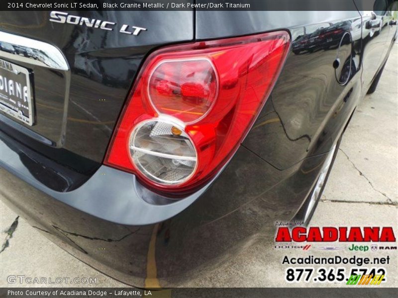 Black Granite Metallic / Dark Pewter/Dark Titanium 2014 Chevrolet Sonic LT Sedan