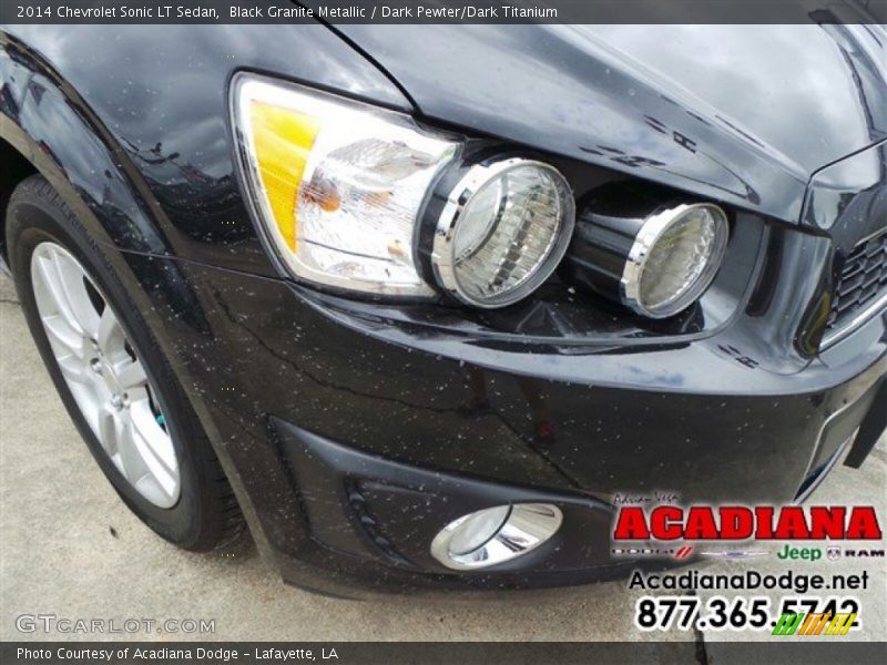 Black Granite Metallic / Dark Pewter/Dark Titanium 2014 Chevrolet Sonic LT Sedan