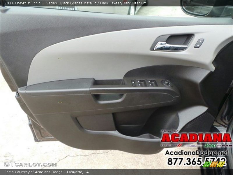 Black Granite Metallic / Dark Pewter/Dark Titanium 2014 Chevrolet Sonic LT Sedan