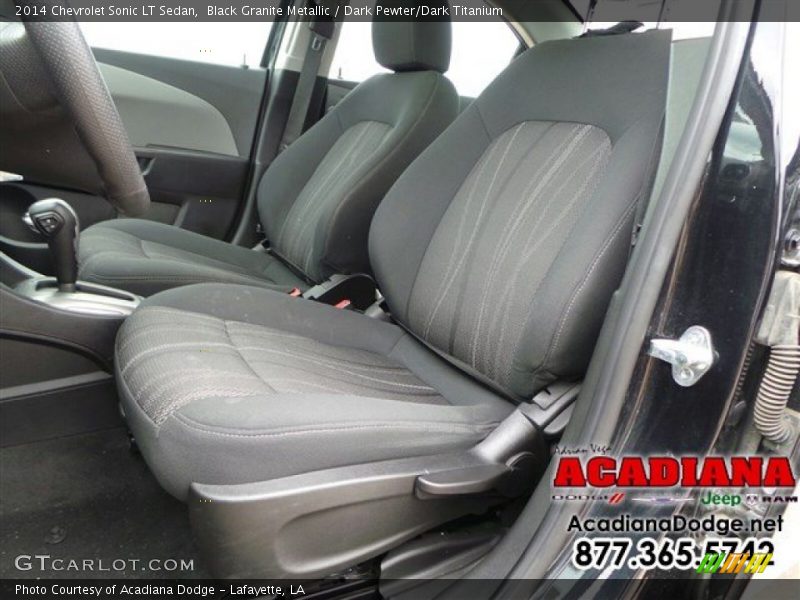 Black Granite Metallic / Dark Pewter/Dark Titanium 2014 Chevrolet Sonic LT Sedan