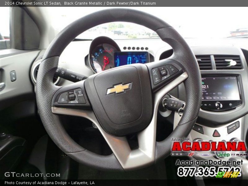 Black Granite Metallic / Dark Pewter/Dark Titanium 2014 Chevrolet Sonic LT Sedan