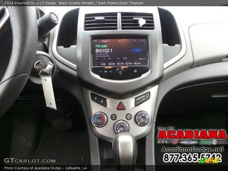 Black Granite Metallic / Dark Pewter/Dark Titanium 2014 Chevrolet Sonic LT Sedan