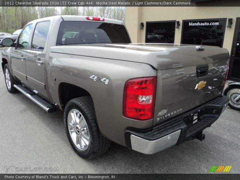 Mocha Steel Metallic / Light Cashmere/Dark Cashmere 2012 Chevrolet Silverado 1500 LTZ Crew Cab 4x4