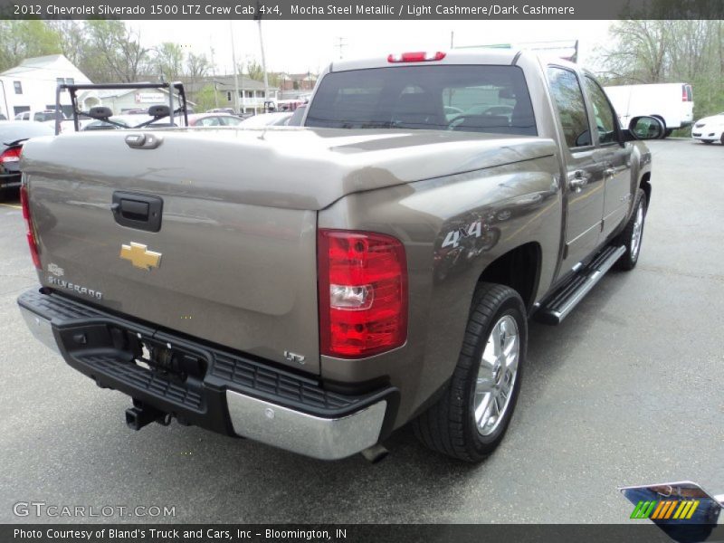 Mocha Steel Metallic / Light Cashmere/Dark Cashmere 2012 Chevrolet Silverado 1500 LTZ Crew Cab 4x4