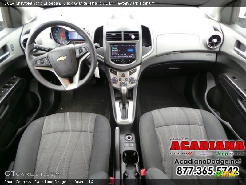 Black Granite Metallic / Dark Pewter/Dark Titanium 2014 Chevrolet Sonic LT Sedan
