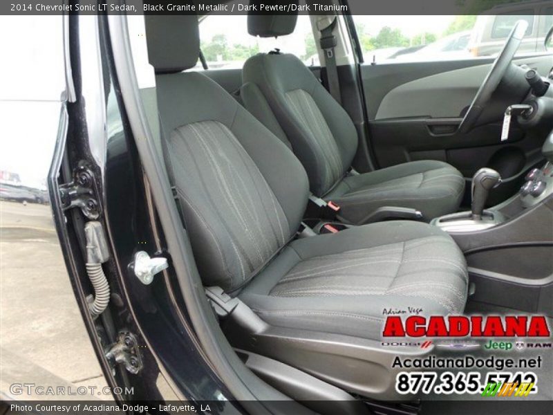 Black Granite Metallic / Dark Pewter/Dark Titanium 2014 Chevrolet Sonic LT Sedan
