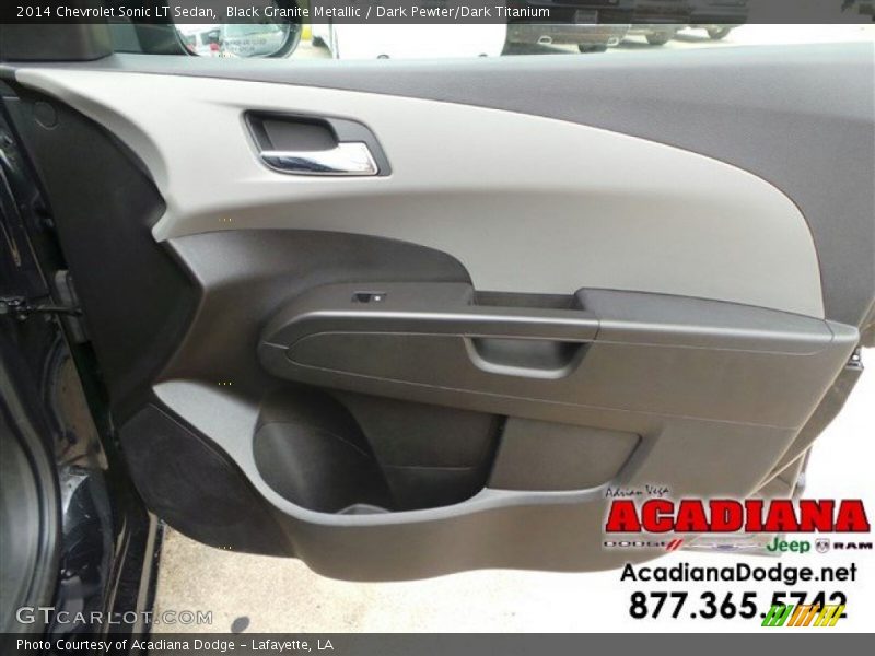 Black Granite Metallic / Dark Pewter/Dark Titanium 2014 Chevrolet Sonic LT Sedan