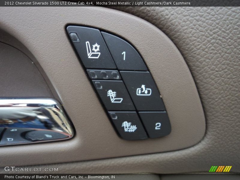 Mocha Steel Metallic / Light Cashmere/Dark Cashmere 2012 Chevrolet Silverado 1500 LTZ Crew Cab 4x4