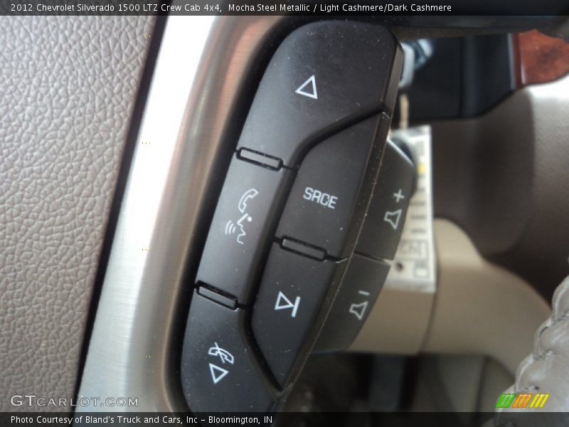 Mocha Steel Metallic / Light Cashmere/Dark Cashmere 2012 Chevrolet Silverado 1500 LTZ Crew Cab 4x4