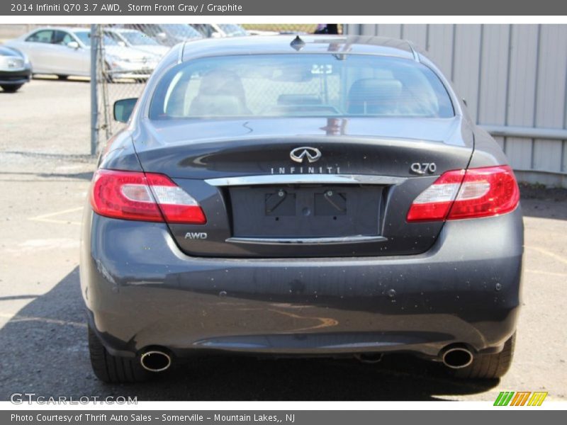 Storm Front Gray / Graphite 2014 Infiniti Q70 3.7 AWD
