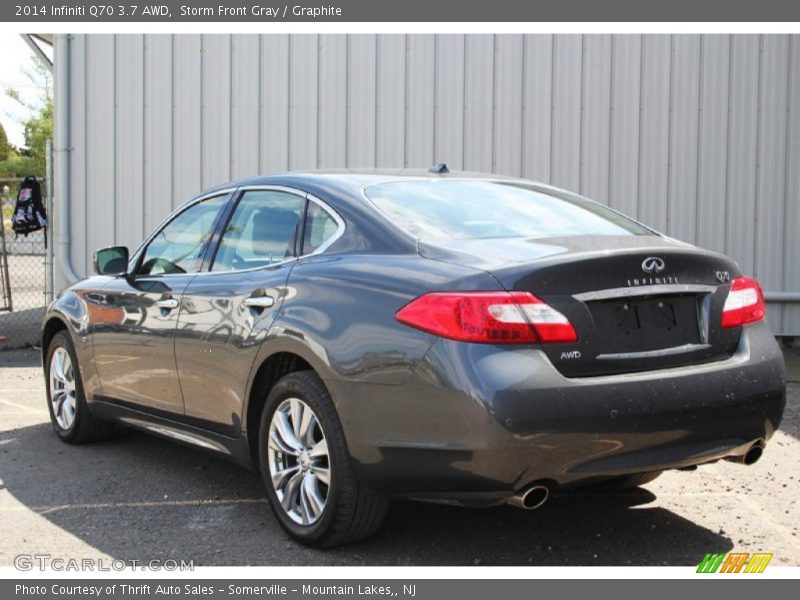 Storm Front Gray / Graphite 2014 Infiniti Q70 3.7 AWD