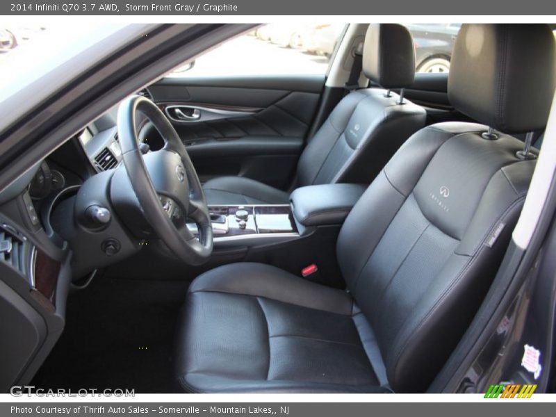 Storm Front Gray / Graphite 2014 Infiniti Q70 3.7 AWD