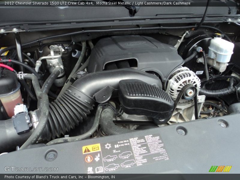 Mocha Steel Metallic / Light Cashmere/Dark Cashmere 2012 Chevrolet Silverado 1500 LTZ Crew Cab 4x4
