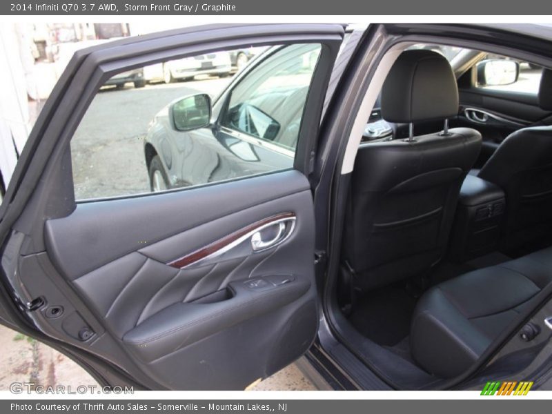 Storm Front Gray / Graphite 2014 Infiniti Q70 3.7 AWD
