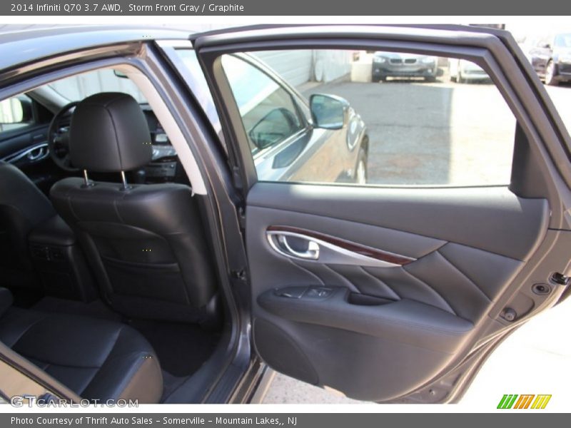 Storm Front Gray / Graphite 2014 Infiniti Q70 3.7 AWD