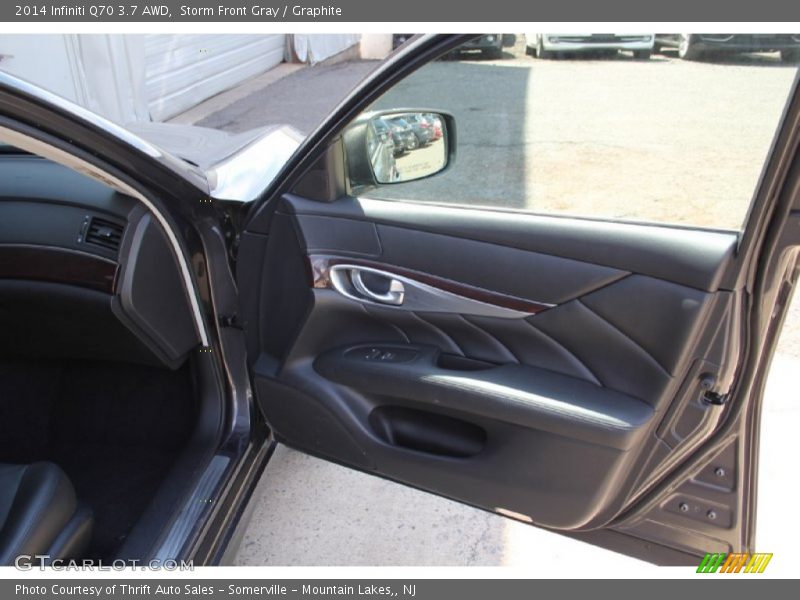 Storm Front Gray / Graphite 2014 Infiniti Q70 3.7 AWD
