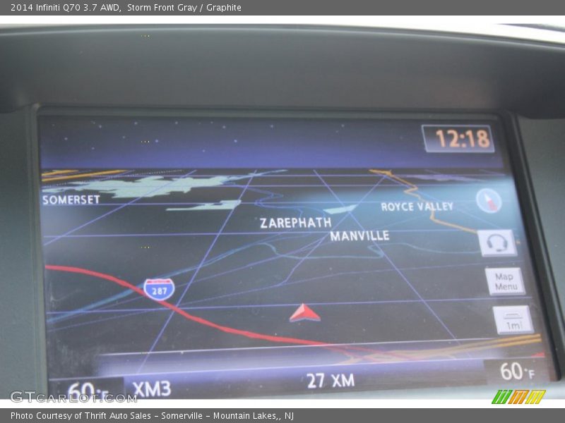 Storm Front Gray / Graphite 2014 Infiniti Q70 3.7 AWD