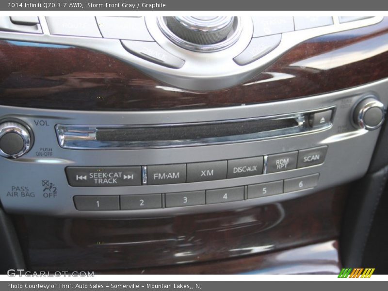 Storm Front Gray / Graphite 2014 Infiniti Q70 3.7 AWD