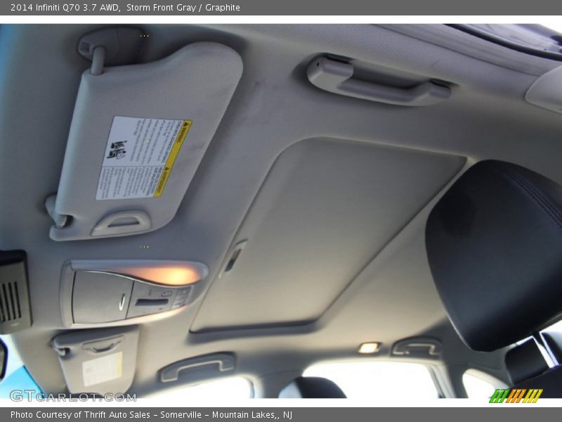 Storm Front Gray / Graphite 2014 Infiniti Q70 3.7 AWD