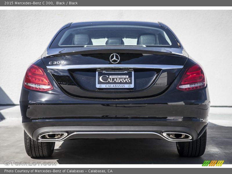 Black / Black 2015 Mercedes-Benz C 300