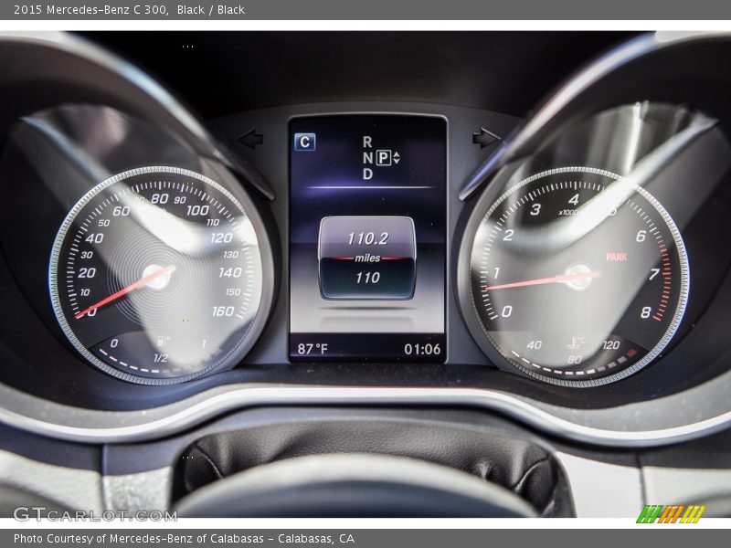 Black / Black 2015 Mercedes-Benz C 300