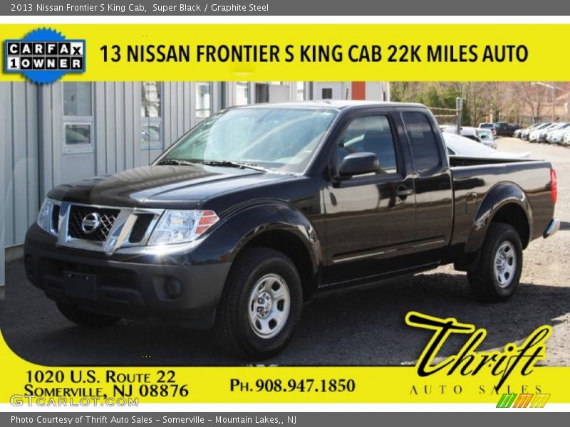 Super Black / Graphite Steel 2013 Nissan Frontier S King Cab