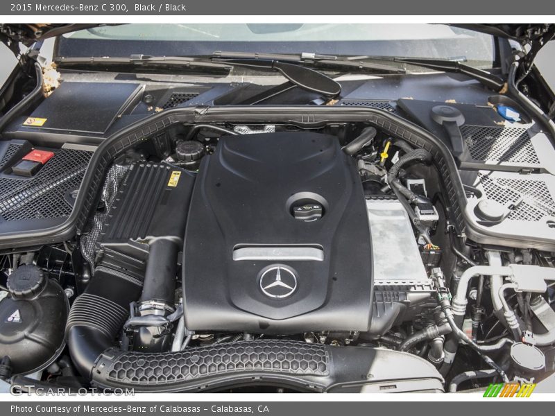 Black / Black 2015 Mercedes-Benz C 300