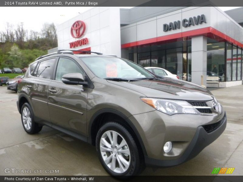 Pyrite Mica / Beige 2014 Toyota RAV4 Limited AWD