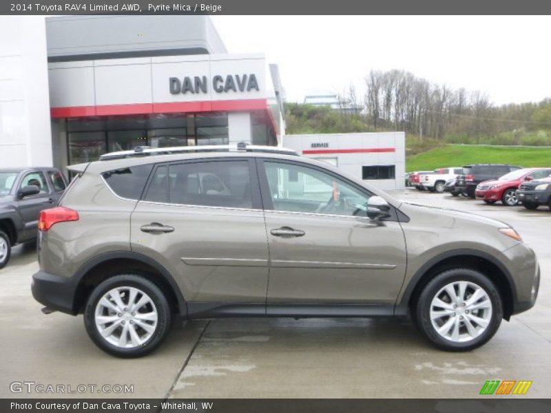 Pyrite Mica / Beige 2014 Toyota RAV4 Limited AWD