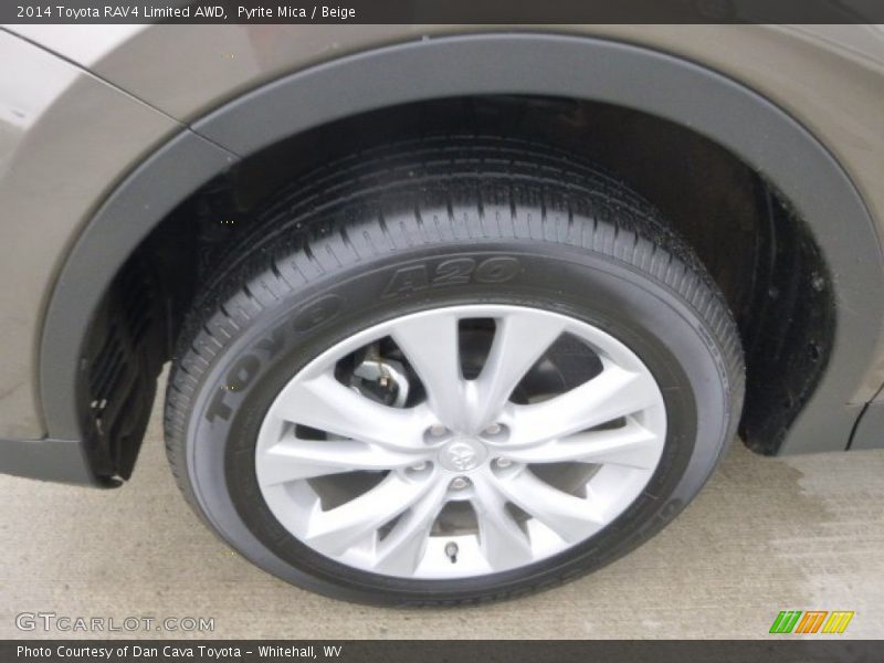 Pyrite Mica / Beige 2014 Toyota RAV4 Limited AWD
