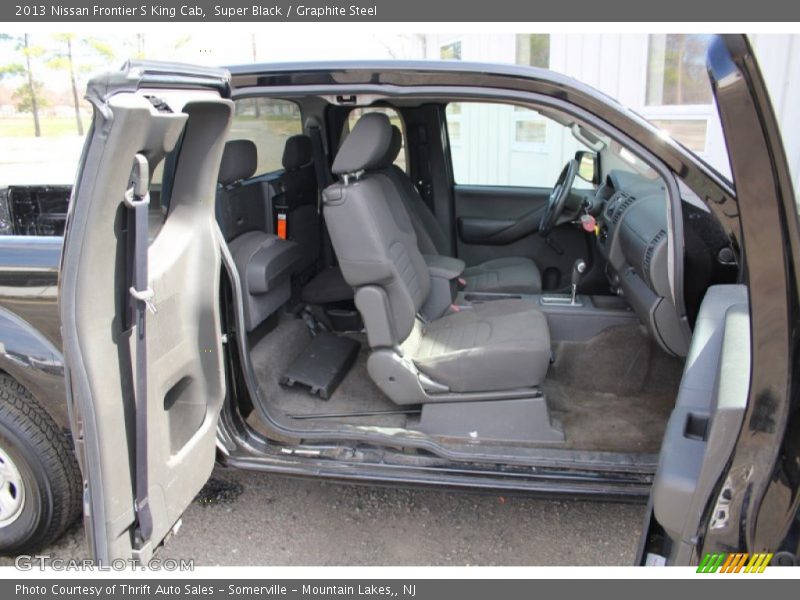 Super Black / Graphite Steel 2013 Nissan Frontier S King Cab