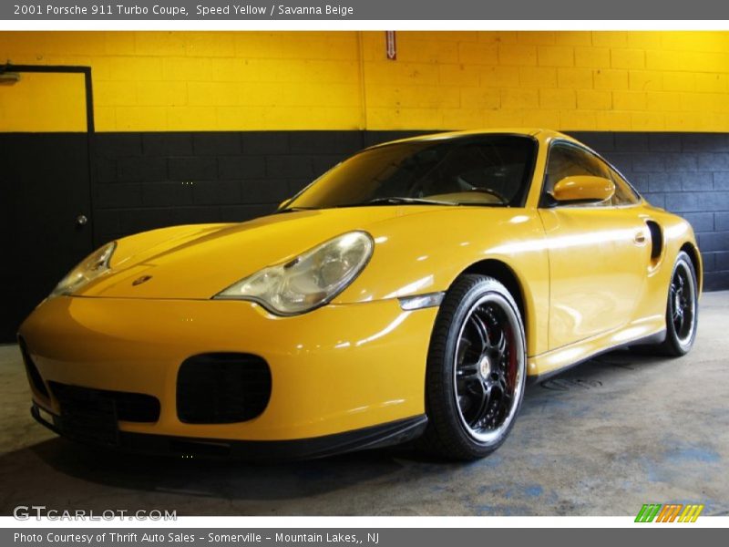 Front 3/4 View of 2001 911 Turbo Coupe