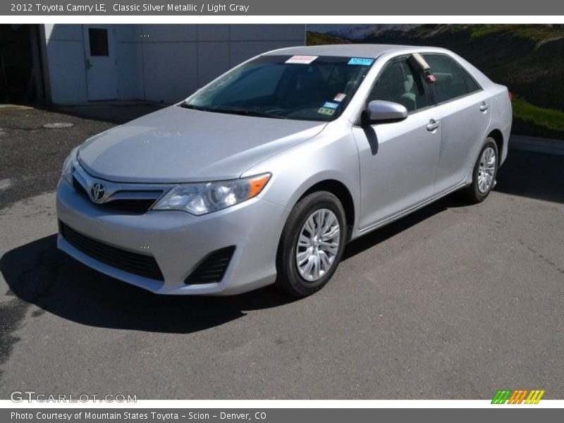 Classic Silver Metallic / Light Gray 2012 Toyota Camry LE