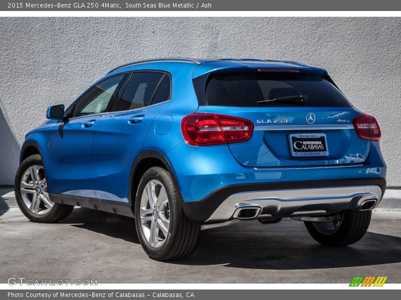 South Seas Blue Metallic / Ash 2015 Mercedes-Benz GLA 250 4Matic