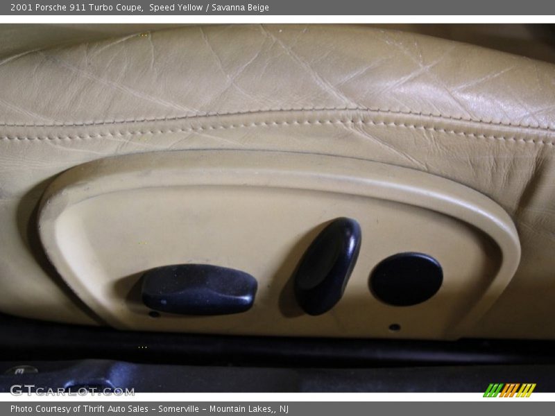 Speed Yellow / Savanna Beige 2001 Porsche 911 Turbo Coupe