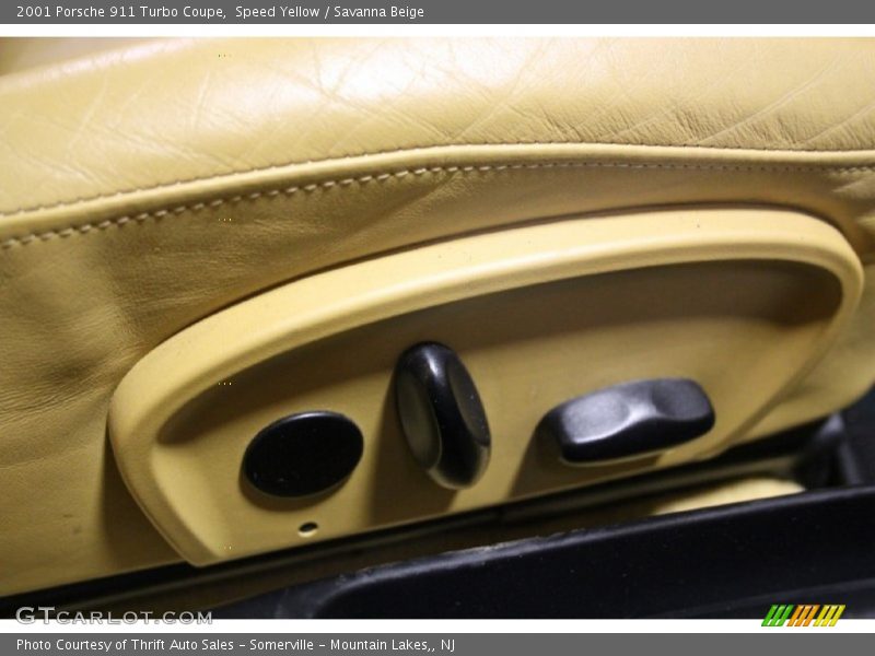 Speed Yellow / Savanna Beige 2001 Porsche 911 Turbo Coupe