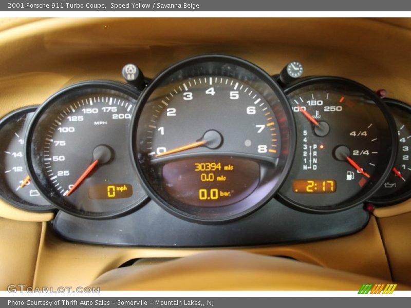  2001 911 Turbo Coupe Turbo Coupe Gauges