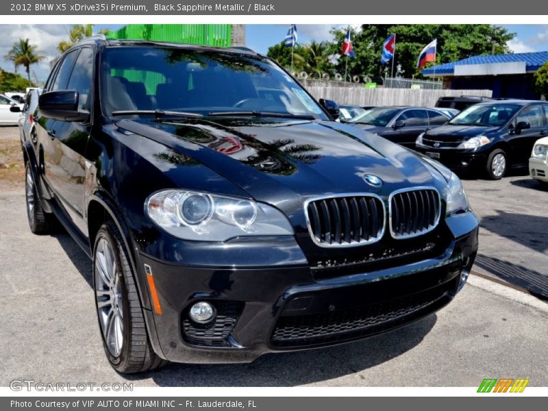Black Sapphire Metallic / Black 2012 BMW X5 xDrive35i Premium