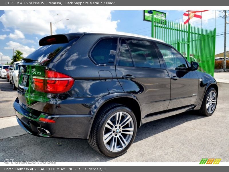 Black Sapphire Metallic / Black 2012 BMW X5 xDrive35i Premium