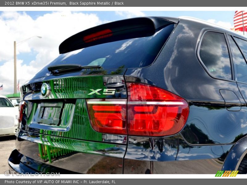 Black Sapphire Metallic / Black 2012 BMW X5 xDrive35i Premium