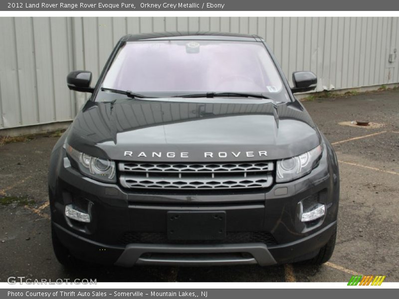 Orkney Grey Metallic / Ebony 2012 Land Rover Range Rover Evoque Pure