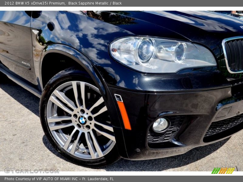 Black Sapphire Metallic / Black 2012 BMW X5 xDrive35i Premium