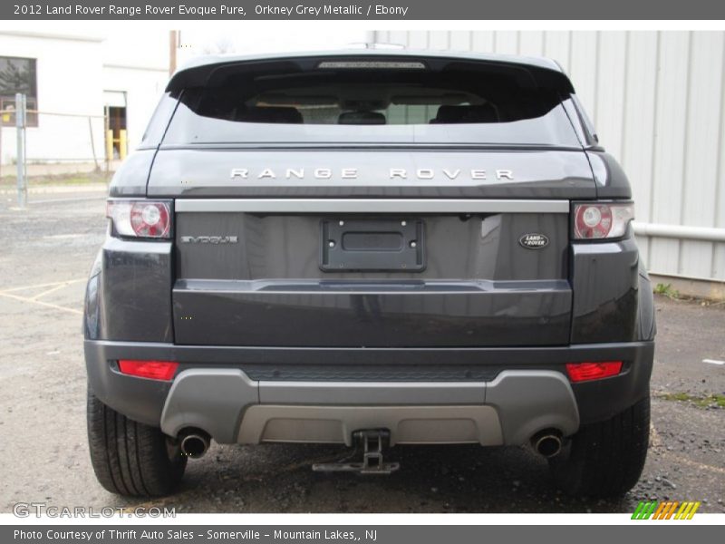Orkney Grey Metallic / Ebony 2012 Land Rover Range Rover Evoque Pure