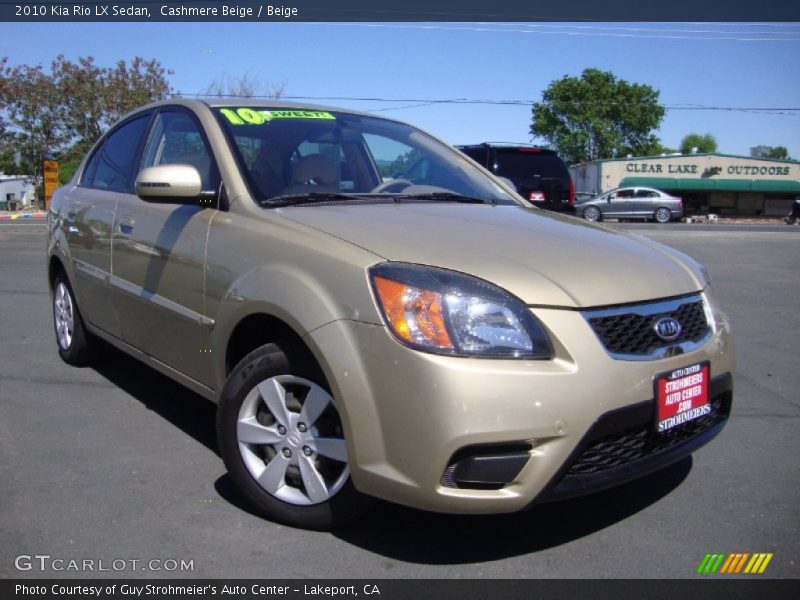 Cashmere Beige / Beige 2010 Kia Rio LX Sedan