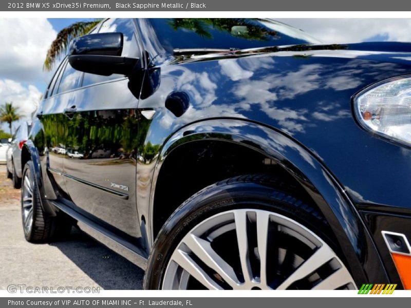 Black Sapphire Metallic / Black 2012 BMW X5 xDrive35i Premium