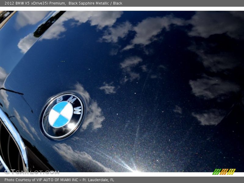 Black Sapphire Metallic / Black 2012 BMW X5 xDrive35i Premium