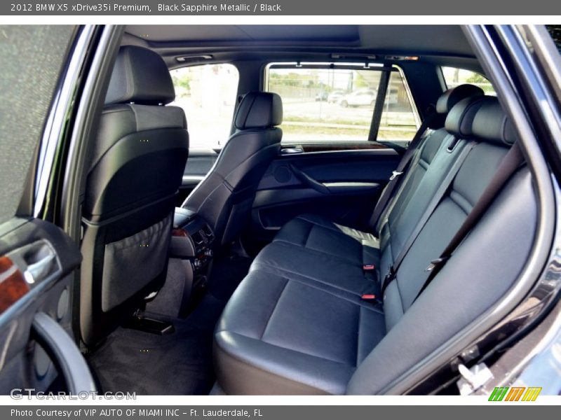 Rear Seat of 2012 X5 xDrive35i Premium