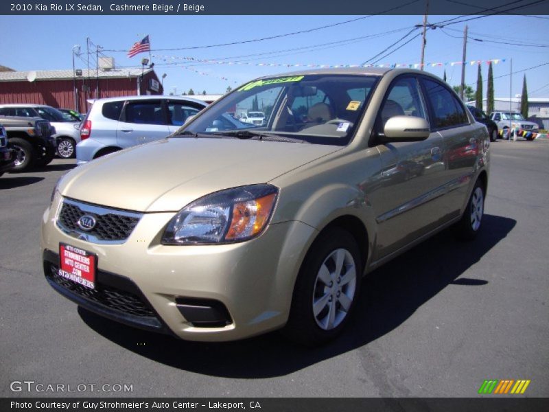 Cashmere Beige / Beige 2010 Kia Rio LX Sedan