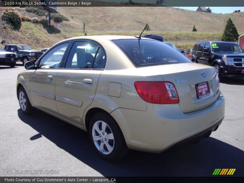 Cashmere Beige / Beige 2010 Kia Rio LX Sedan